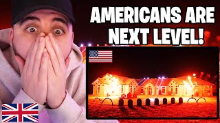 Brit Shocked at how CRAZY AMERICA does HALLOWEEN [upl. by Aihsyla]