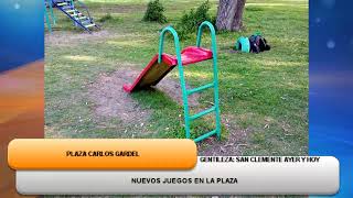 PLAZA CARLOS GARDEL  NUEVOS JUEGOS EN LA PLAZA [upl. by Charron]