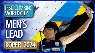 IFSC Lead Finals  Koper  Mens  2024 [upl. by Ara]