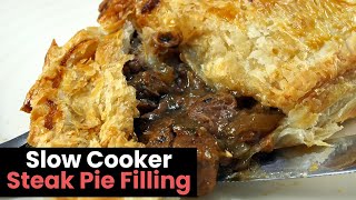 Rich and Chunky Slow Cooker Steak Pie [upl. by Michaud]