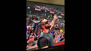 Seth Rollins entrance on 9724 raw [upl. by Atteuqnas]