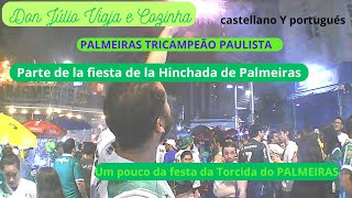 PALMEIRAS TRICAMPEÃO PAULISTA  Festa da torcida Fiesta de la Hinchada de Palmeiras [upl. by Auberbach]