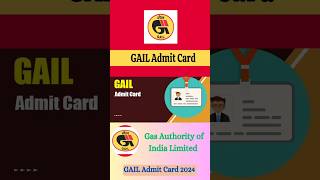 GAIL India ka admit card out technician 2024 shouts [upl. by Nirrak]