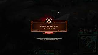 League Vanguard detects cheater and terminates ranked game [upl. by Nollahp611]