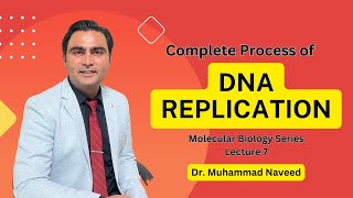 DNA Replication  Complete process  English Subtitles  Lecture 7  Dr Muhammad Naveed [upl. by Fineberg]