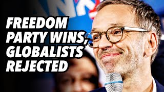 Austria election Freedom Party wins Globalists rejected [upl. by Carrick]