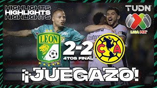 HIGHLIGHTS  León 22 América  4tos Final  AP2023  TUDN [upl. by Fauman]