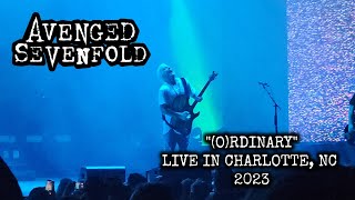 Avenged Sevenfold  Ordinary  LIVE in Charlotte NC avengedsevenfold live concert [upl. by Ynetsed]