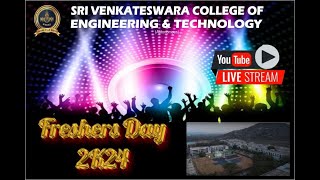 SVCET Freshers Day 2K24 Live Stream [upl. by Yesdnil239]