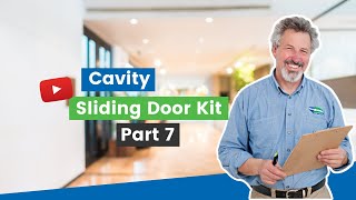 Cavity Sliding Door Kit Part 7 Installing on the Trailing Edge  Conclusion [upl. by Stearns]