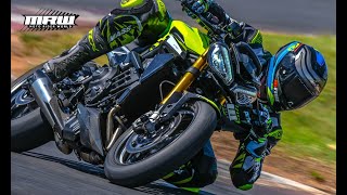 Tested Triumph Street Triple Moto2 Edition  Triple Excitement [upl. by Oelgnaed]