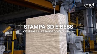 Enel Green Power costruisce le prime strutture in calcestruzzo stampate in 3D in Italia [upl. by Yim]