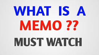 what is memo Memorandum sampleformat complete information [upl. by Ihc]