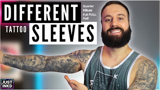 The Different Types Of TATTOO SLEEVES  Which one is the best [upl. by Aneeres]