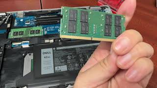 Installing Crucial 16GB DDR4 3200 SODIMM on Dell Latitude 5420 Laptop [upl. by Sclater]