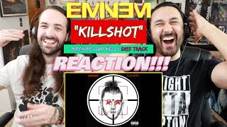 EMINEM  quotKILLSHOTquot MGK Diss Track  REACTION amp REVIEW [upl. by Aicilyhp632]