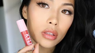 Kylie Cosmetics High Gloss SLEPT ON Quick Review Swatch Tutorial [upl. by Asilrak]