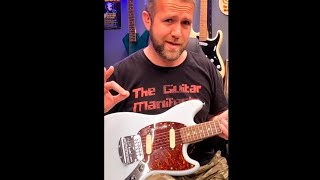 Very RARE Squier Mustang Guitar guitarmanifesto [upl. by Celinda]