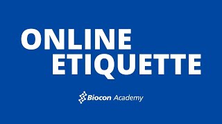 Online Etiquette For Students amp Professionals [upl. by Koffman95]