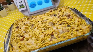 Trofie al forno con funghi e pancetta per bimby TM6 TM5 TM31 [upl. by Recha]