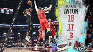 Deandre Ayton Highlights 18 PTS  Trail Blazers vs Pelicans  Feb 10 [upl. by Hoban738]