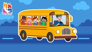 Wheels On The Bus Song With Lyrics  Lively Remix🚌Kids SingAlong Songs🎶Nursery Rhymes For Toddlers [upl. by Ademla270]