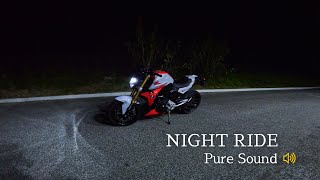 POV NIGHT RIDE  BMW F900R  Pure engine sound  MIVV EXHAUST  QUICKSHIFTER  4K [upl. by Eldred]