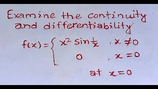 continuity and differentiability of bsc part 1 maths in hindi  most expected question [upl. by Toomay]