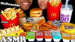 MCDONALDS MUKBANG ASMR WITH WIFE [upl. by Georgeanne]