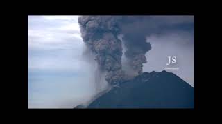 MOUNT SINABUNG ERUPTION 2010 [upl. by Hapte]