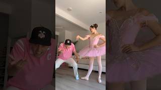 HIPHOP VS BALLET 🎧🩰😅 dance trend viral funny couple ballet shorts [upl. by Saphra]