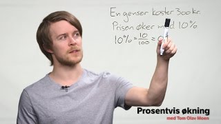 Prosentvis økning [upl. by Teeniv]