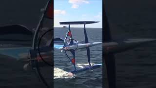 catamaran capsized crew falls 15 meters in the water sailing extreme [upl. by Nirhtak935]