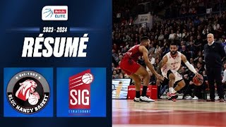 Nancy vs Strasbourg  Resume 20232024  LNB Officiel [upl. by Crowell]