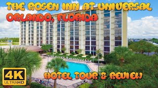 Hotel Tour of The Rosen Inn Closest to Universal Orlando Florida  4K Hotel Stay VLOG amp Review [upl. by Refotsirk]