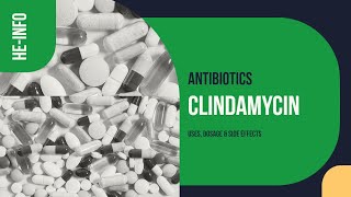 clindamycin  Uses Dosage Side Effects amp Mechanism  Cleocin [upl. by Hiltan872]