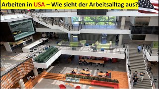 Auswandern und Leben in USA  Wie sieht das arbeiten in Amerika aus  BüroAlltag in USA [upl. by Eamon]