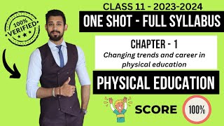 Changing trends and career in physical education  Chapter 1  Class 11  Physical education [upl. by Serrell]