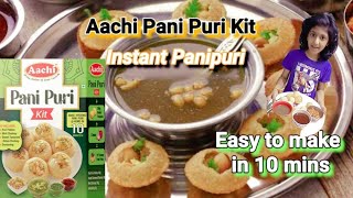 Pani puri Readymade kit Aachi pani puri kithow to make pani puri at homePanipuri recipe [upl. by Lore]