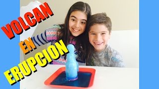 Experimento para niños Volcán en Erupción [upl. by Vasyuta]