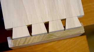 Hand Cut Dovetails Part 10 Layout the Pins [upl. by Ratcliff]