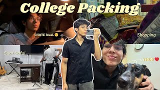 Moving to College 🏫 What I Packed for Hostel Life l Goodbye Home Hello Hostel 🎒 [upl. by Karlens]