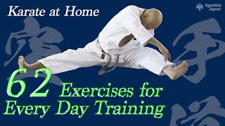 Karate training  a Grand master teaches his daily exercise program  Ageshio Japan [upl. by Devona]