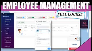 Completely build Employee Management System with NET 8 Blazor Wasm amp API  CRUD Print PDF etc [upl. by Capwell]