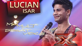 Andrea Bocelli  quotVivo per leiquot  interpretarea lui Isar Lucian la X Factor [upl. by Aselehc]