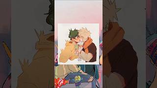 bokunoheroacademia midoriya bakugo bakudeku kiss [upl. by Adyan]