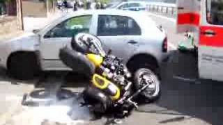 Triumph Thunderbird Crash [upl. by Eelaras106]