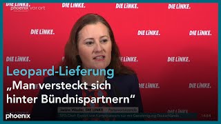 LINKE Parteipressekonferenz mit Janine Wissler am 23012023 [upl. by Lyn]