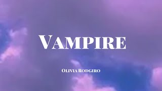 Olivia Rodrigo  Vampire [upl. by Eilitan83]