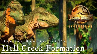 Prehistoric Documentary 4K  Life Inside the Hell Creek Formation  Jurassic World Evolution 2 [upl. by Eterg]